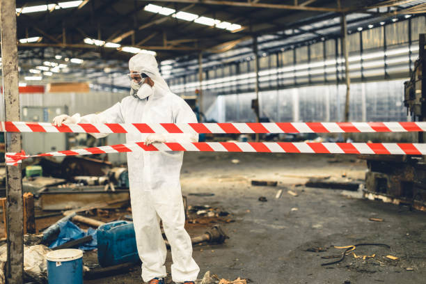 Professional Drug Lab Cleanup technician working in Ridgecrest, NC